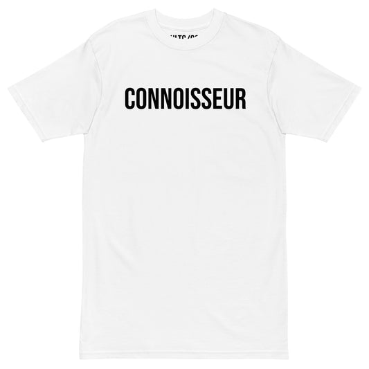 CONNOISSEUR Logo T White